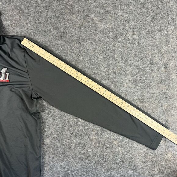 Super Bowl LI Hooded Long Sleeve Shirt Size M - Picture 9 of 9